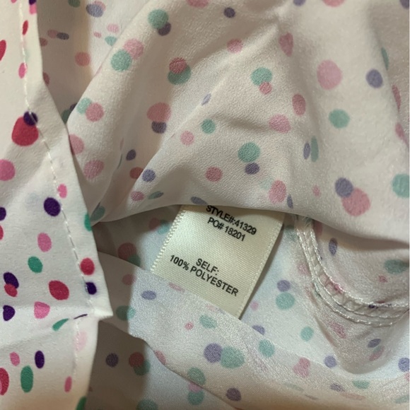 NWT Skies Are Blue Polka Dot Top Blouse Women XS - Picture 3 of 7